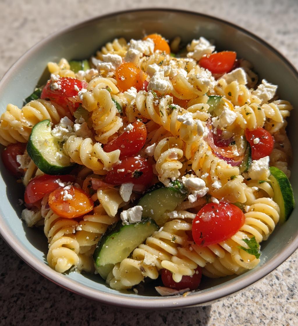 Gluten-Free Mediterranean Pasta Salad - detail 1