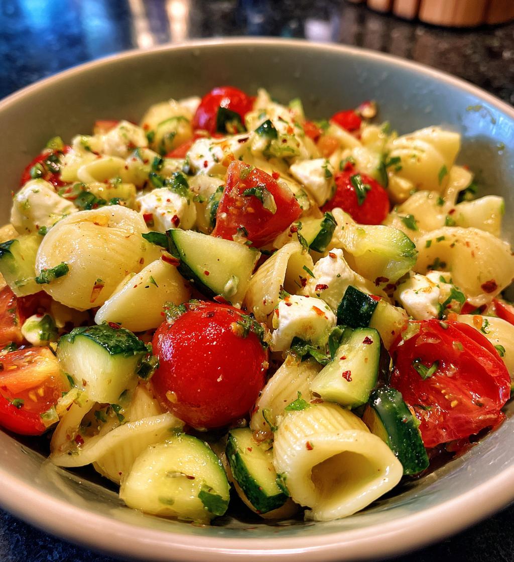 Grandma’s Best Pasta Salad - detail 1