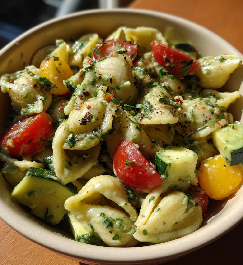Green Goddess Pasta Salad - detail 1