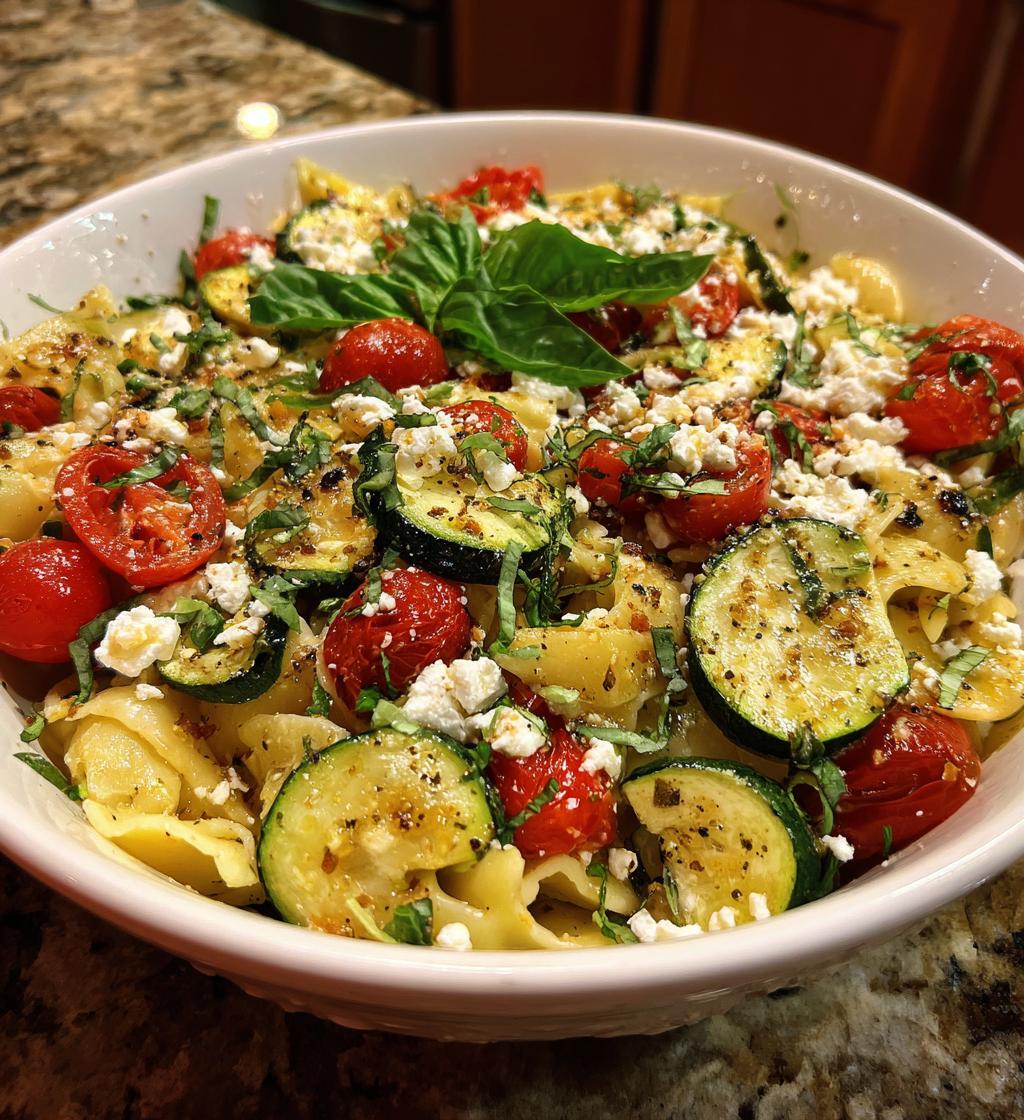 Grilled Zucchini Pasta Salad - detail 1