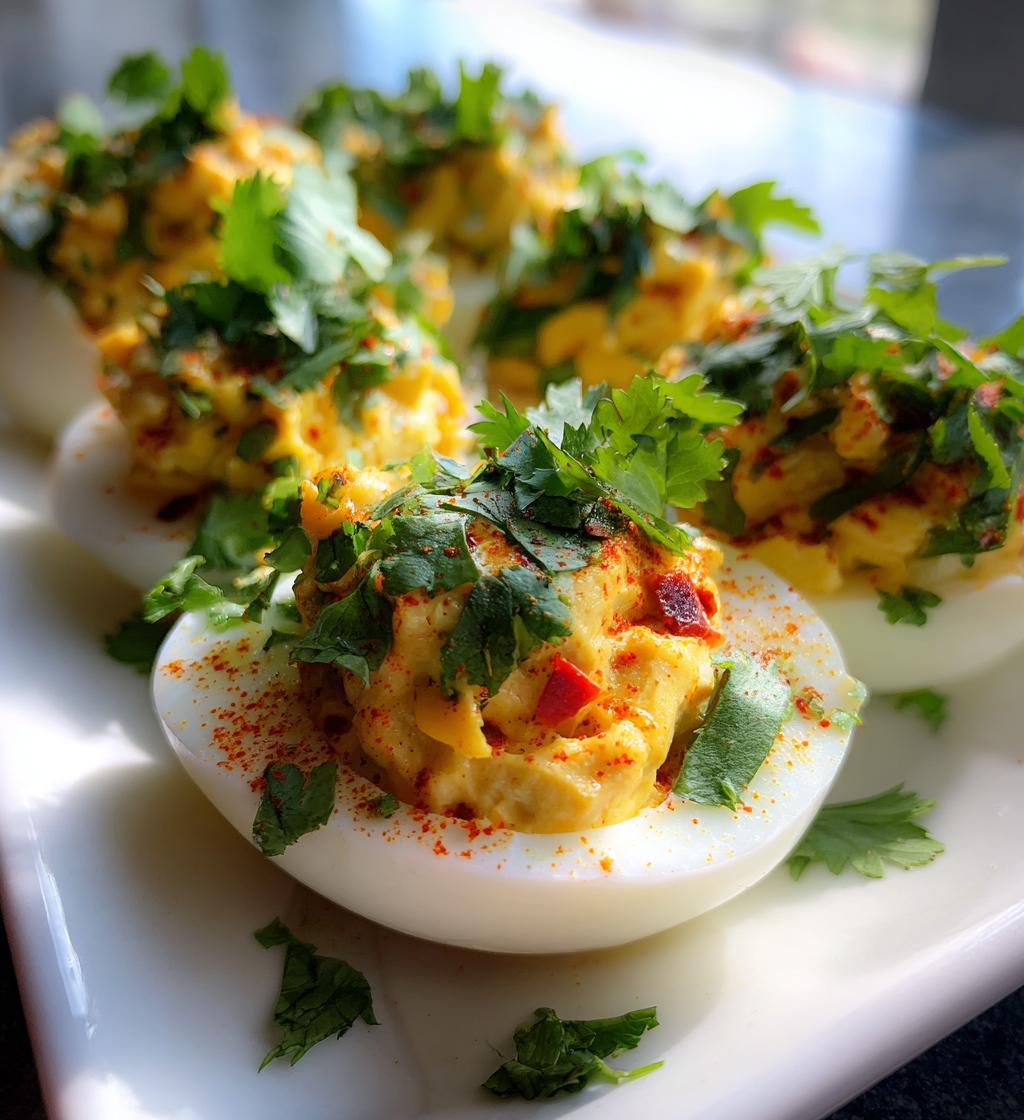 Habanero Deviled Eggs for Heat Lovers - detail 1