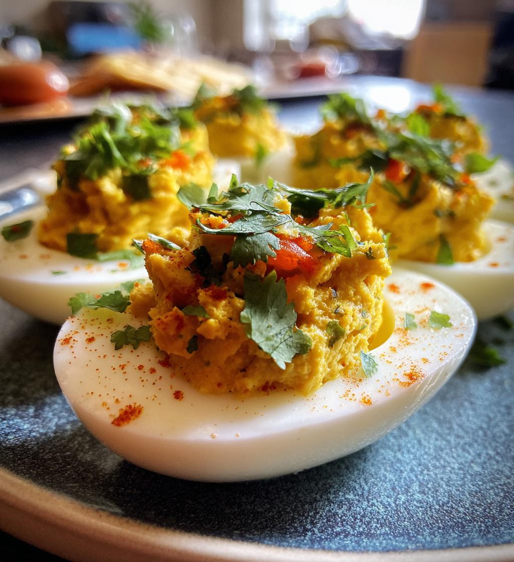 Habanero Deviled Eggs for Heat Lovers