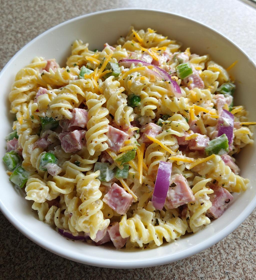 Ham and Cheese Pasta Salad