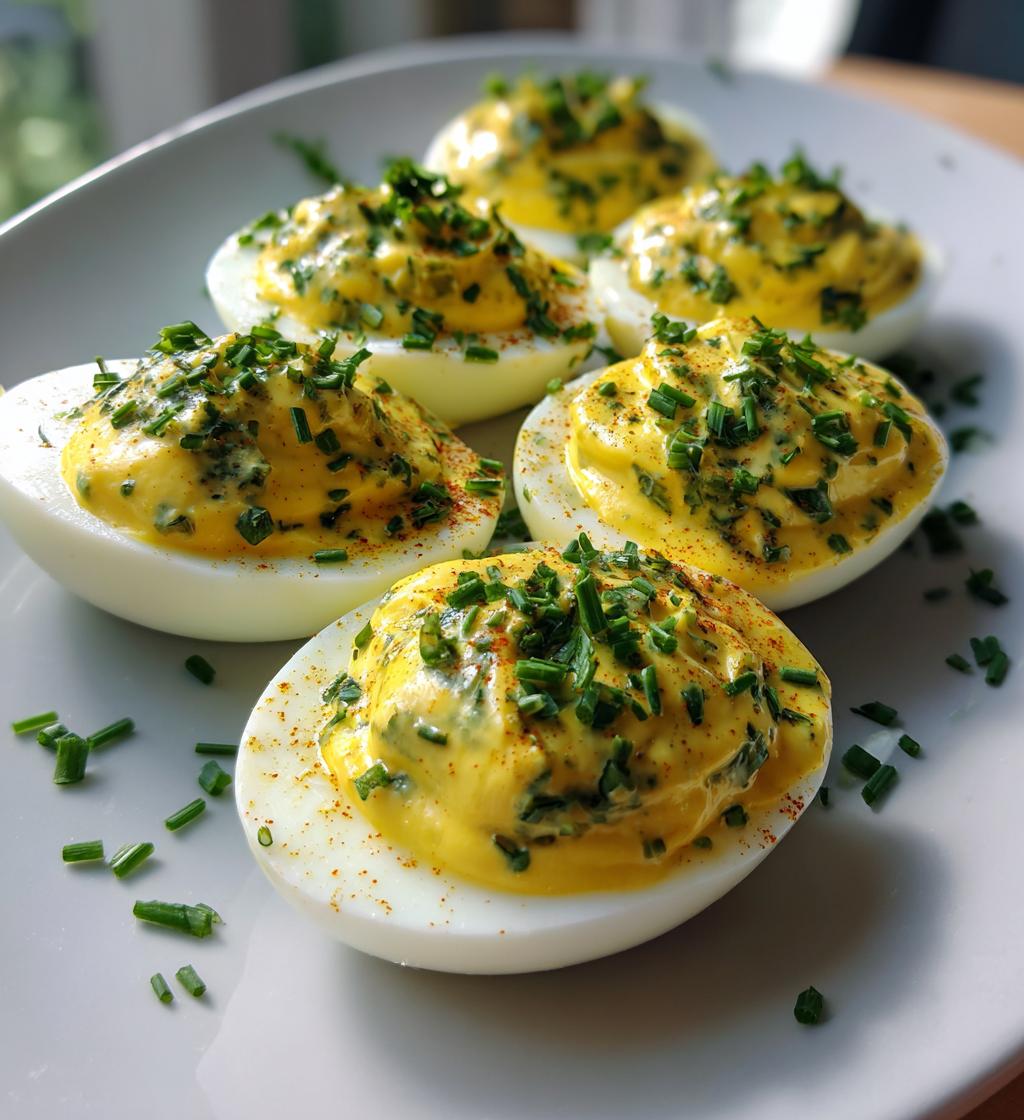 Herbed Cream Deviled Eggs - detail 1