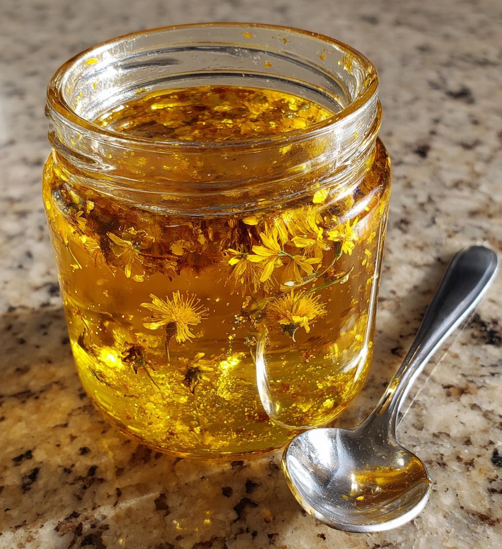 Homemade Dandelion Syrup and Jelly
