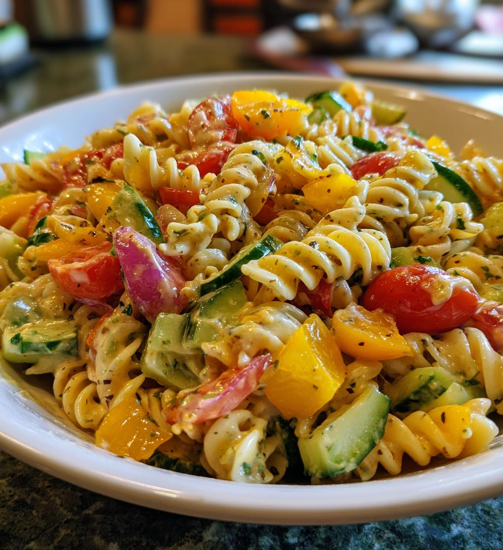 Honey Mustard Pasta Salad