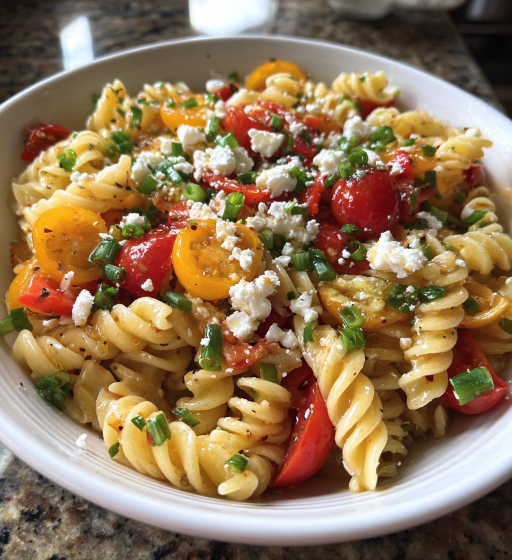 Hot and Tangy Pasta Salad - detail 1