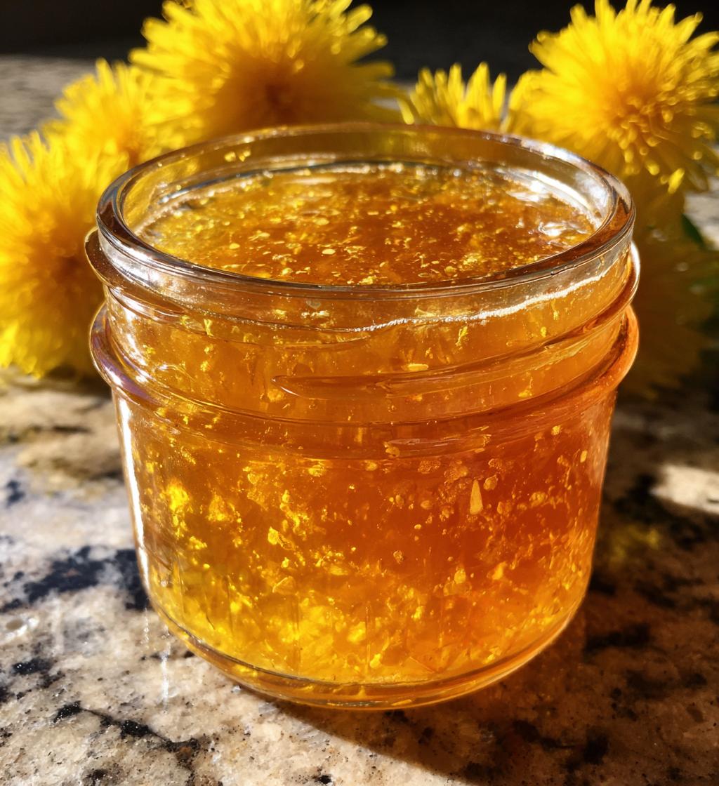How to Make Dandelion Jelly from Scratch - detail 1