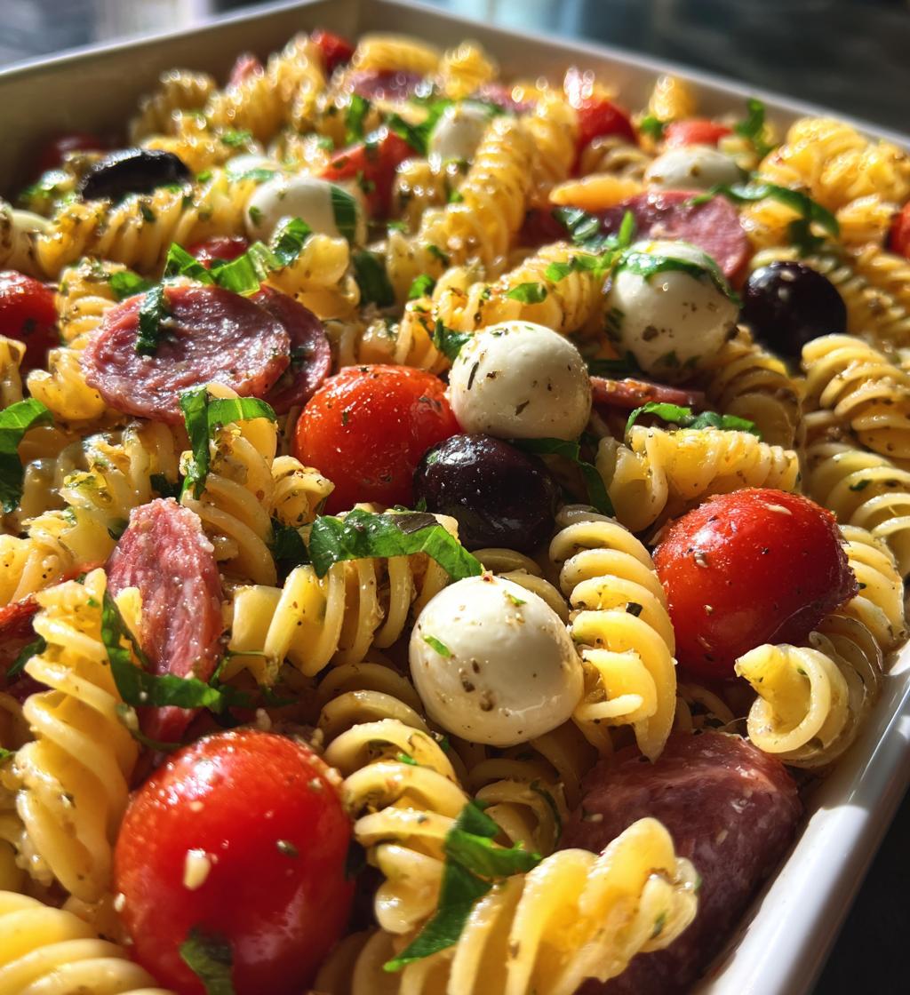 Italian Antipasto Pasta Salad - detail 1