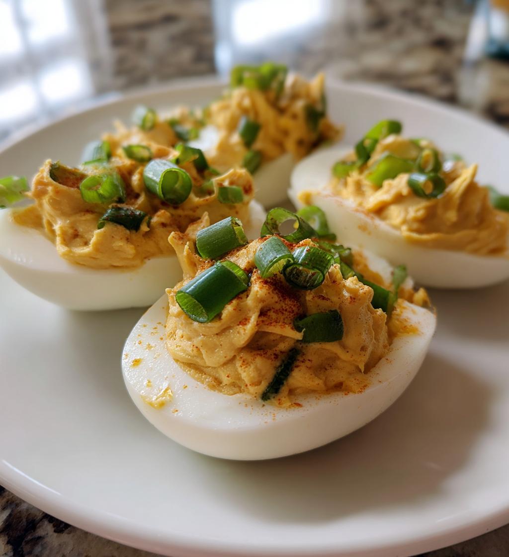 Japanese Deviled Eggs with Miso - detail 1