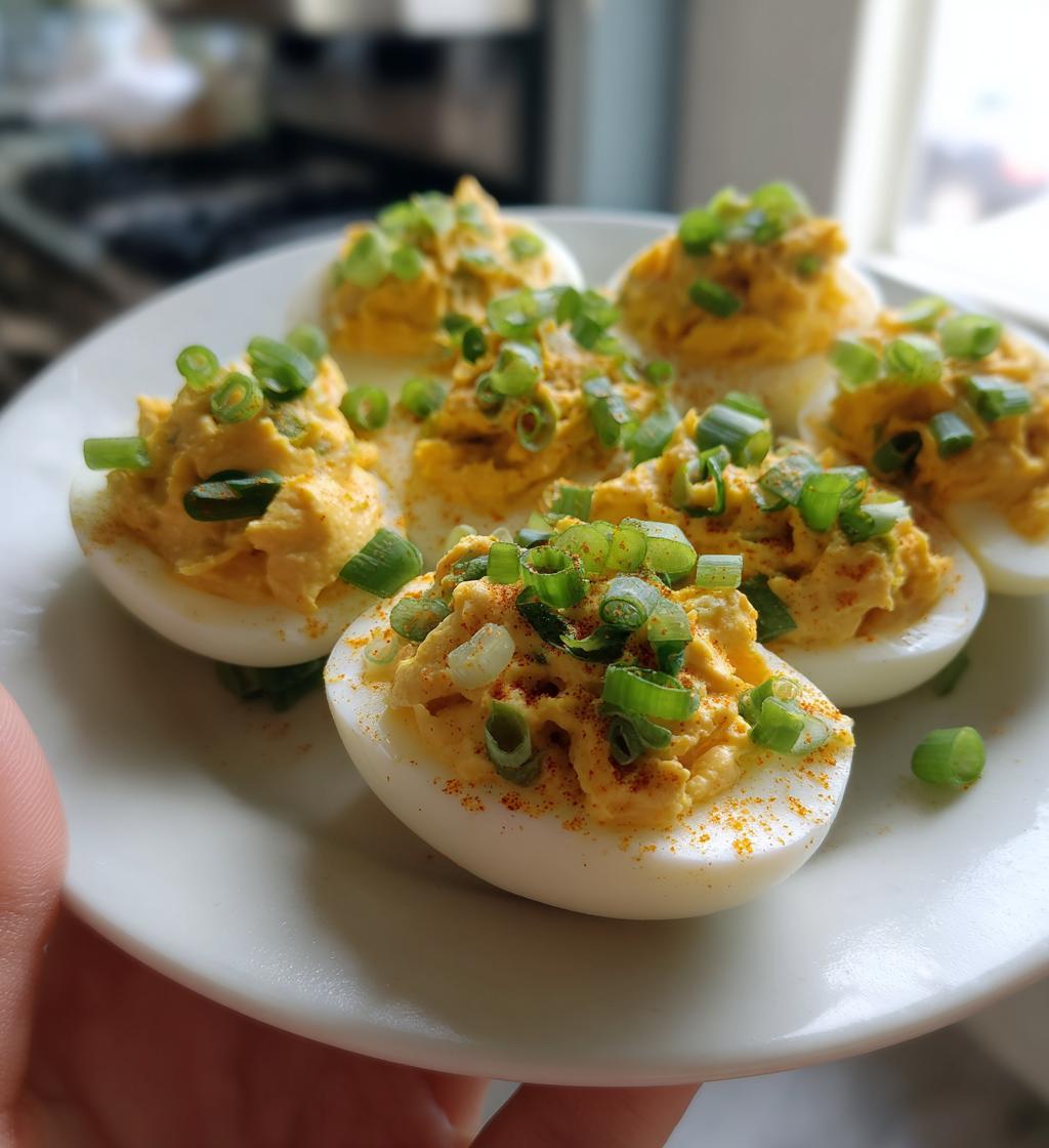 Japanese Deviled Eggs with Miso