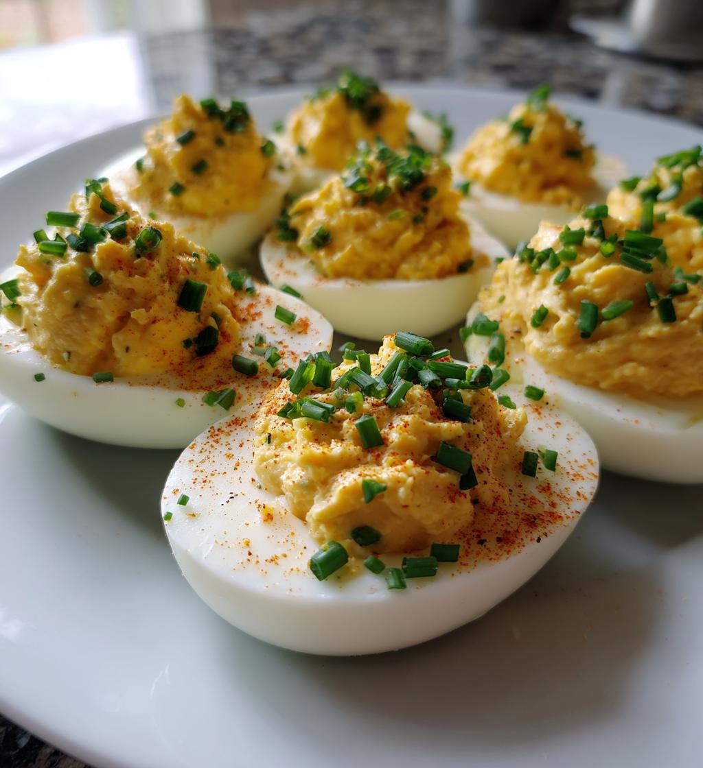 Keto Deviled Eggs - detail 1
