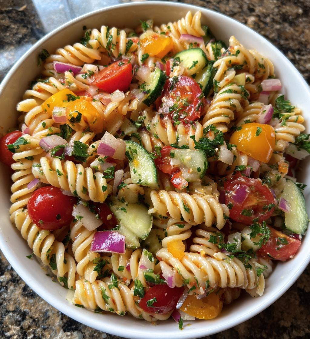 Make-Ahead Pasta Salad for Potlucks - detail 1