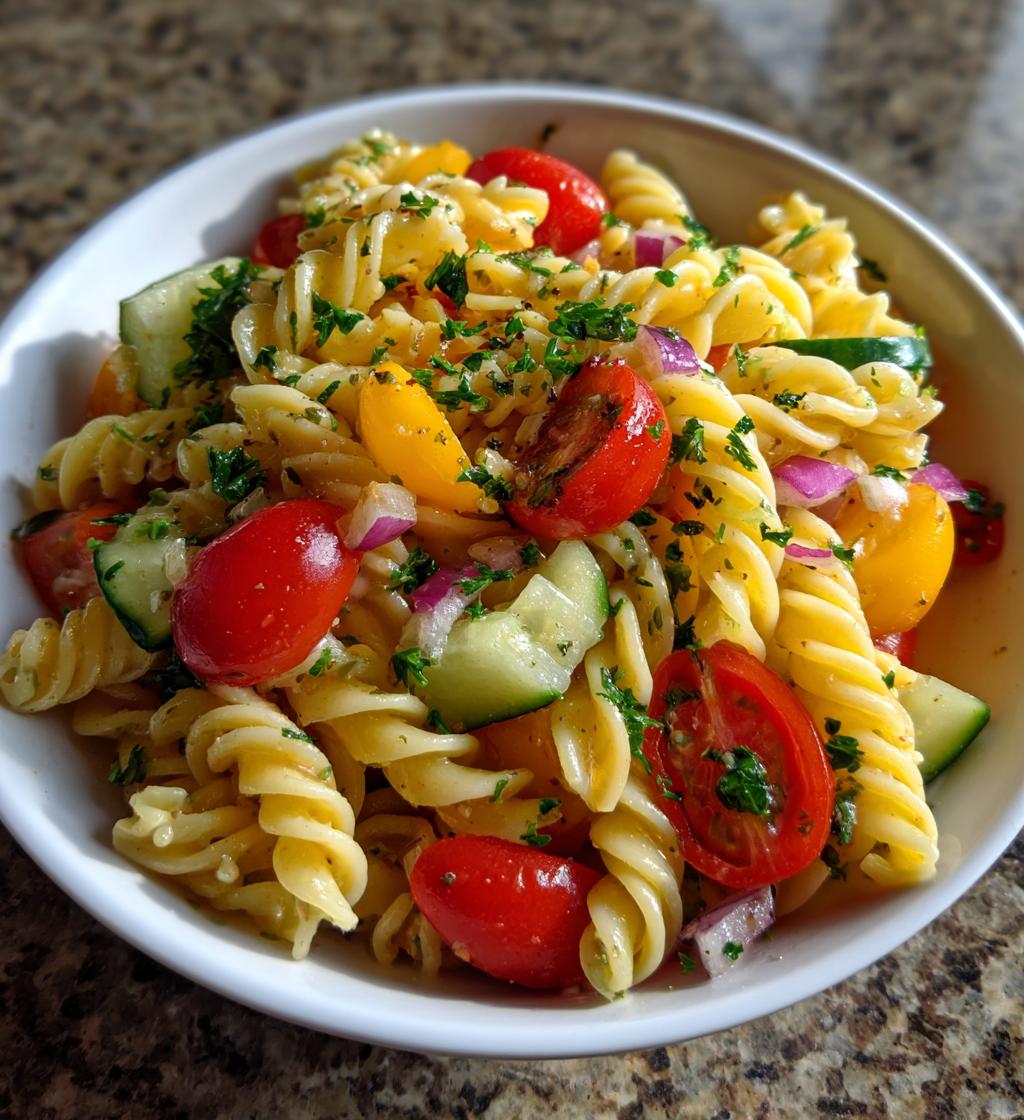Make-Ahead Pasta Salad for Potlucks