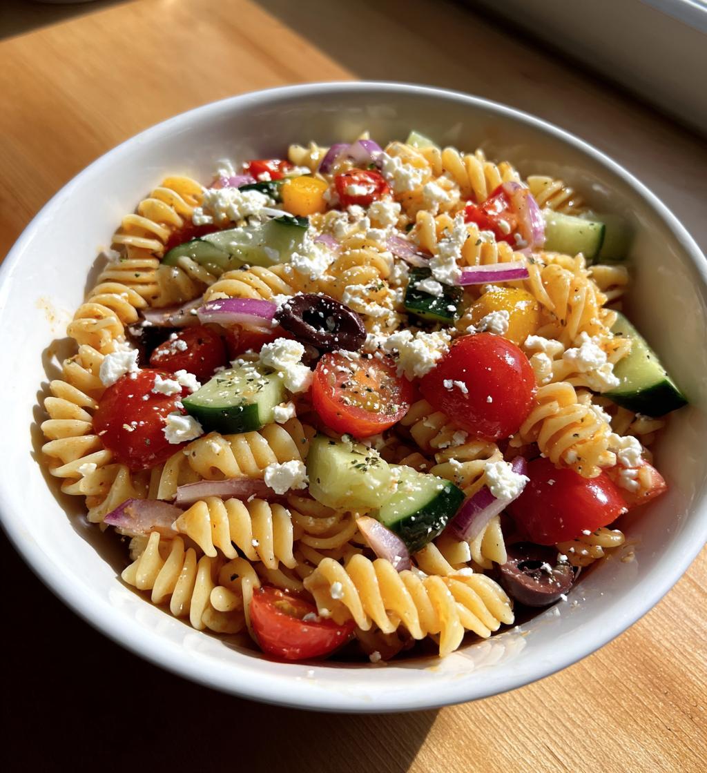 No-Cook Pasta Salad - detail 1
