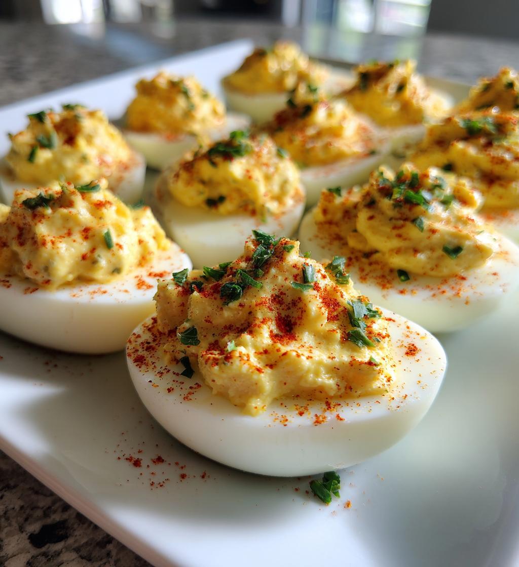 Old-Fashioned Deviled Eggs - detail 1