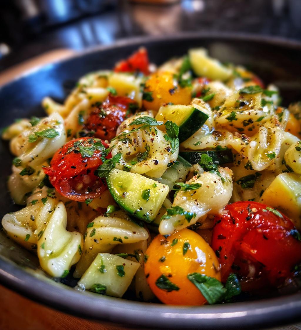 Olive Oil & Herb Pasta Salad