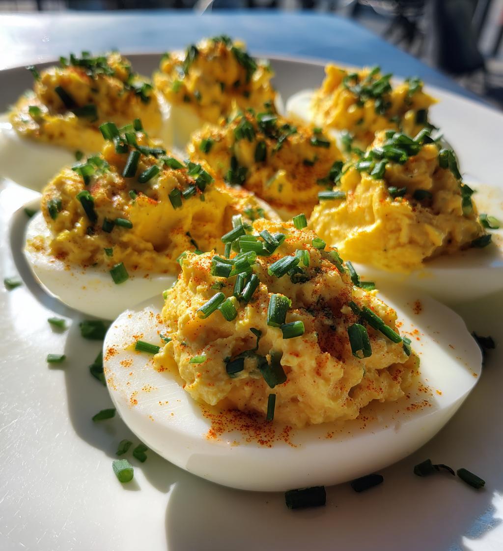 Parmesan Deviled Eggs - detail 1