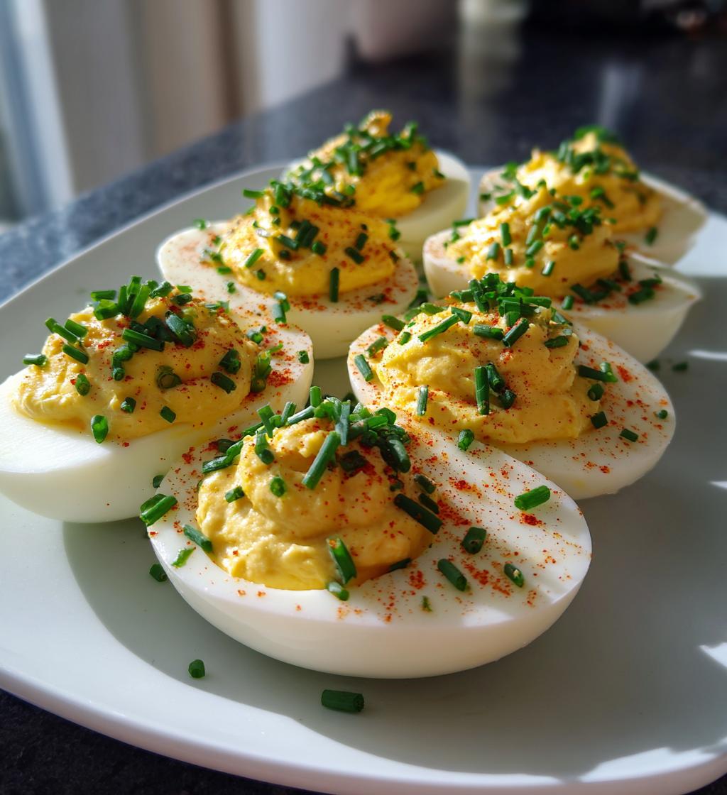 Roasted Garlic Deviled Eggs - detail 1