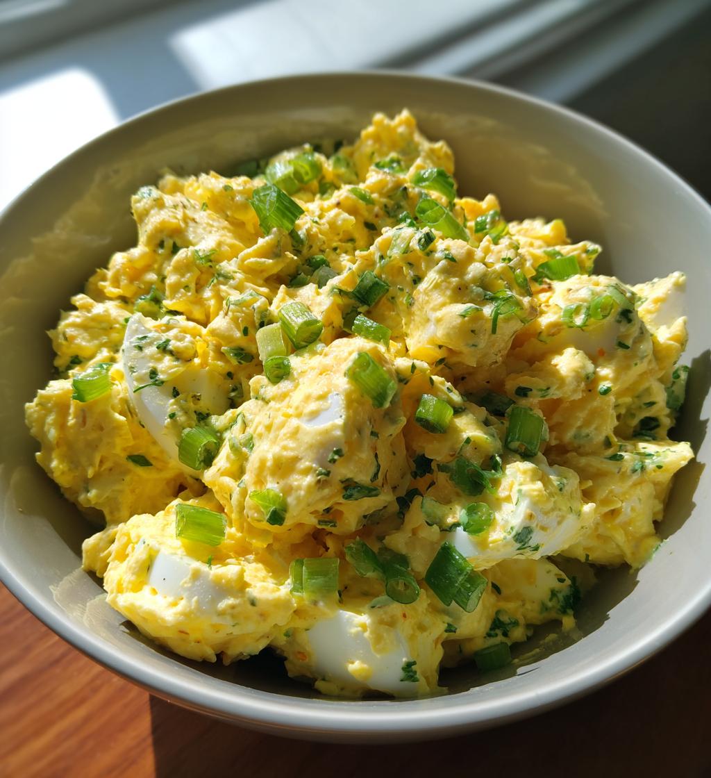 Scrambled Deviled Egg Salad
