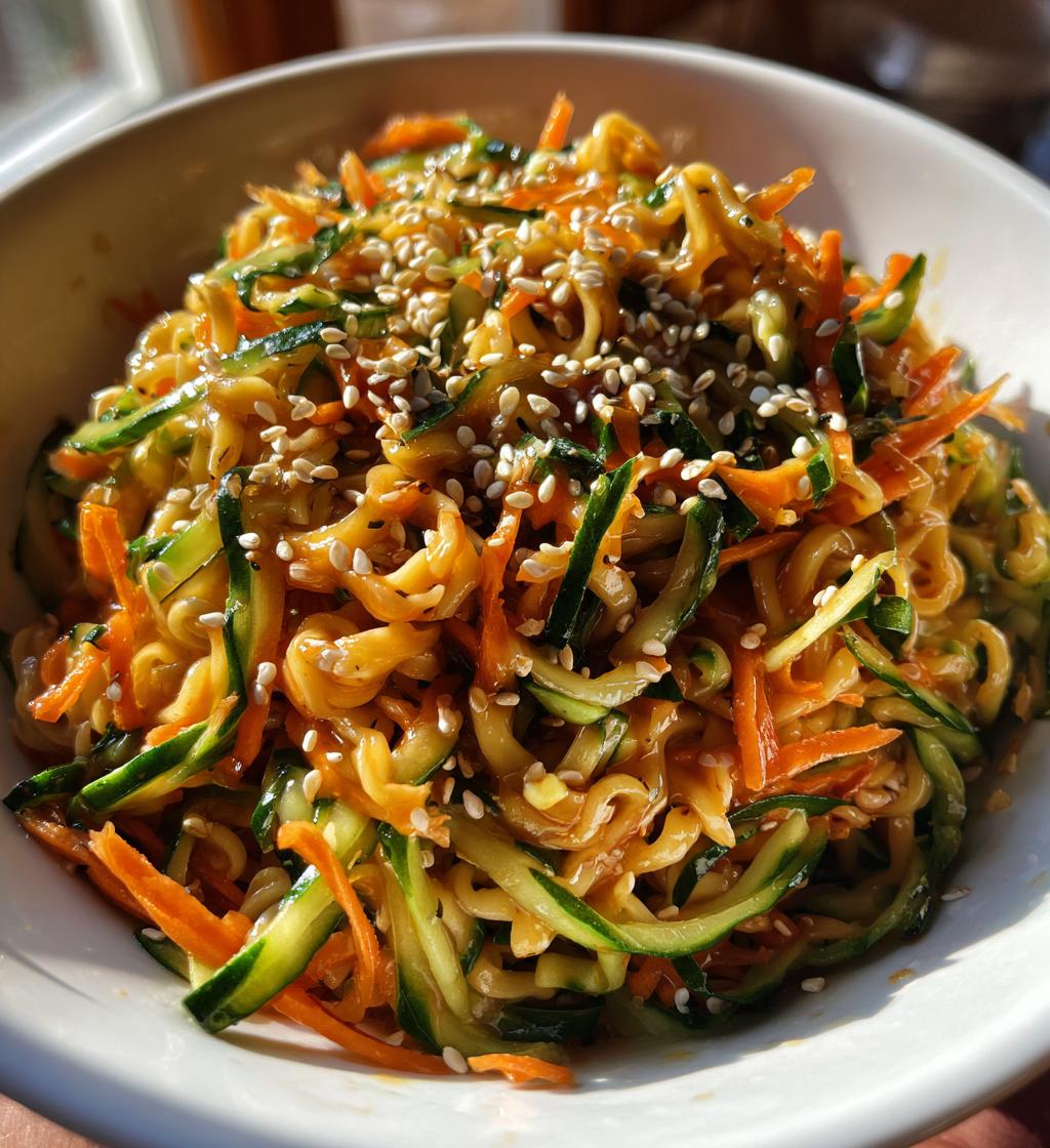 Sesame Soy Noodle Salad - detail 1