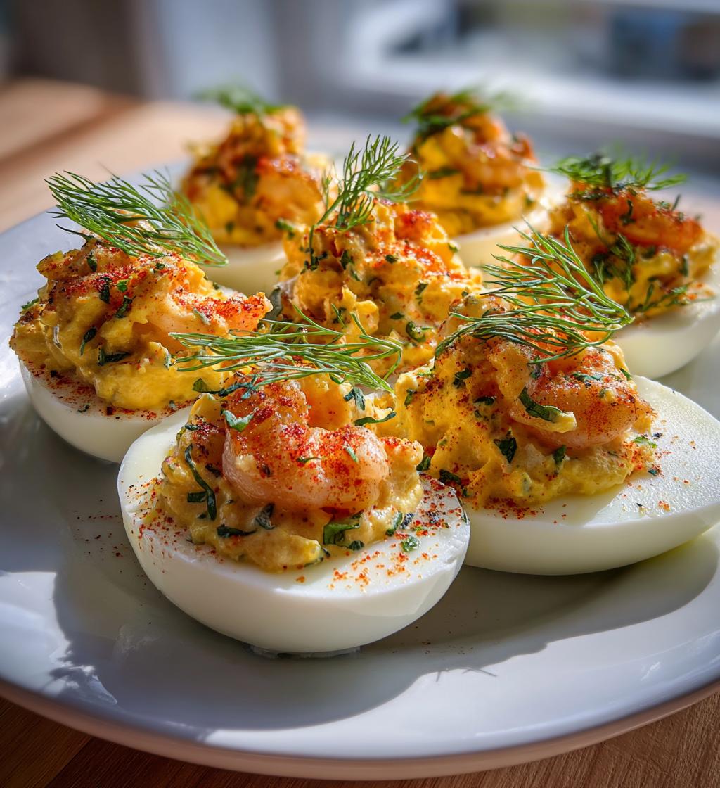 Shrimp Deviled Eggs - detail 1
