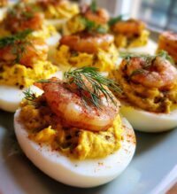 Shrimp Deviled Eggs