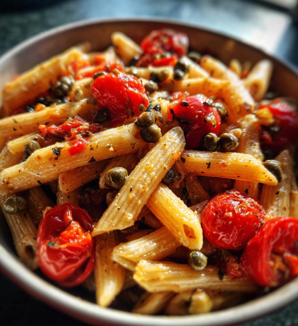 Sicilian Pasta Salad with Capers