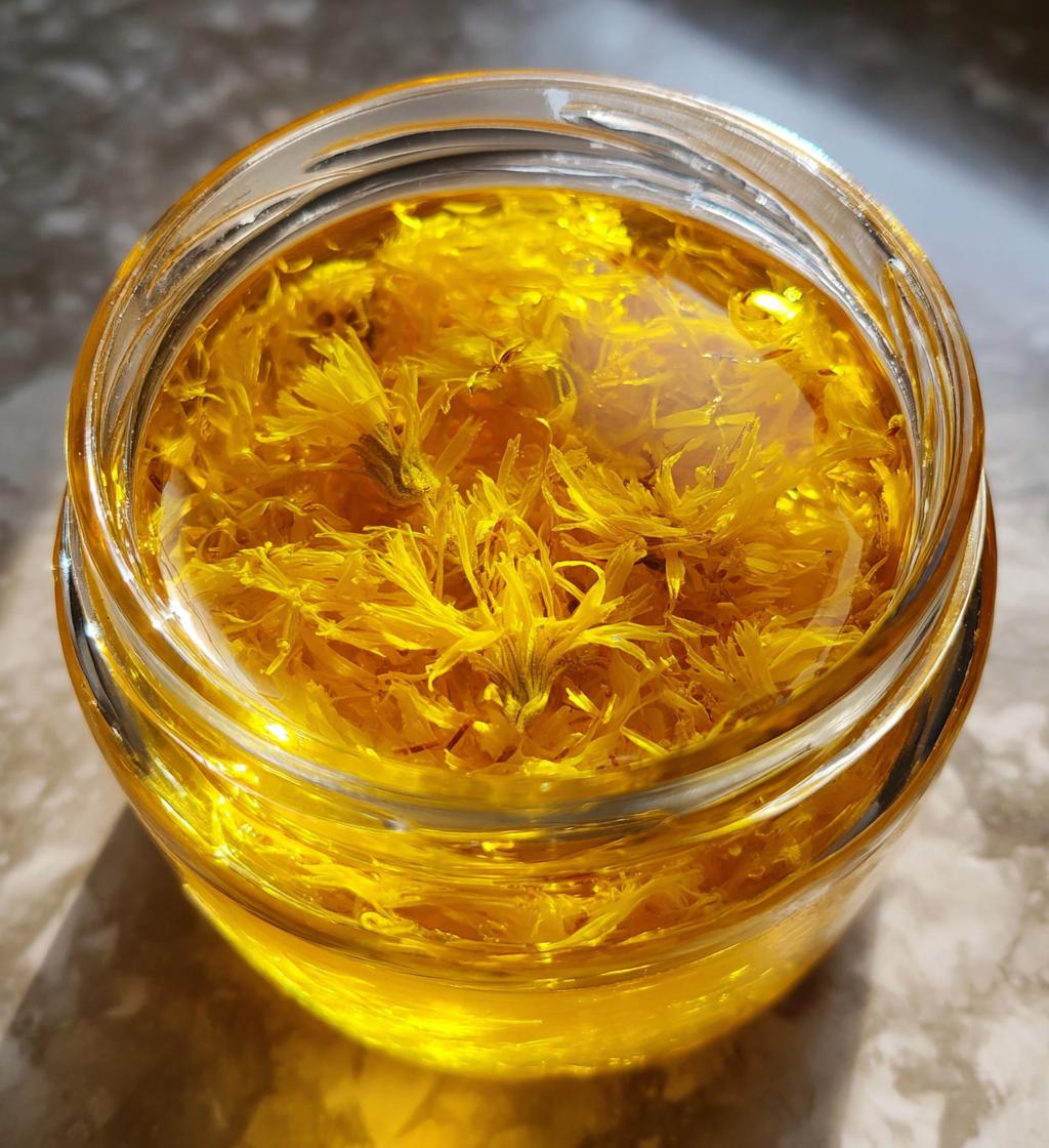 Simple Dandelion Flower Jelly - detail 1