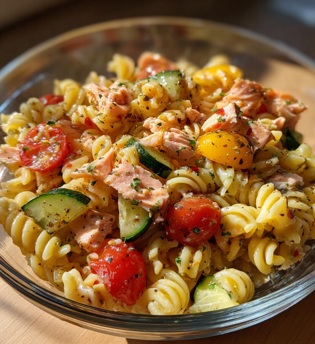 Smoked Salmon Pasta Salad