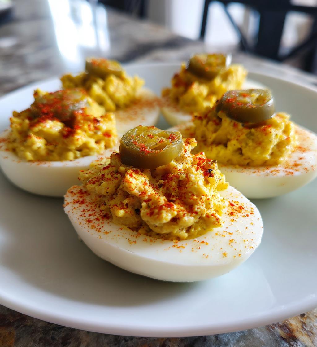 Sweet Pickle Deviled Eggs
