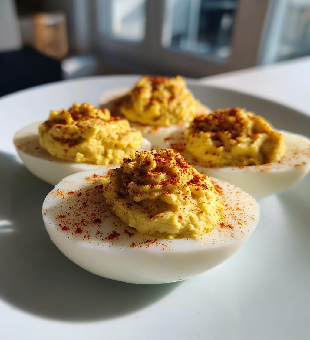 Tangy Pickled Deviled Egg Recipe - detail 1