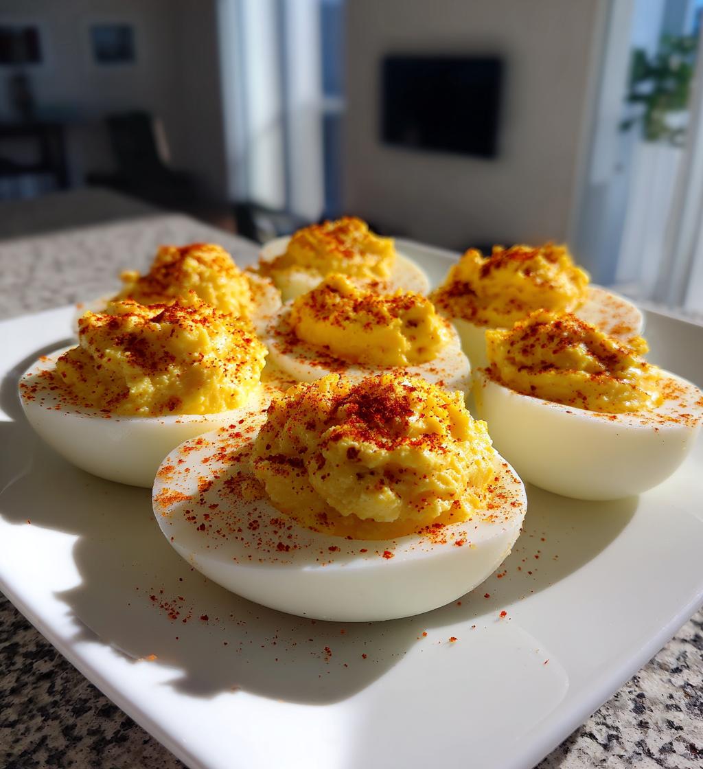 Tangy Pickled Deviled Egg Recipe