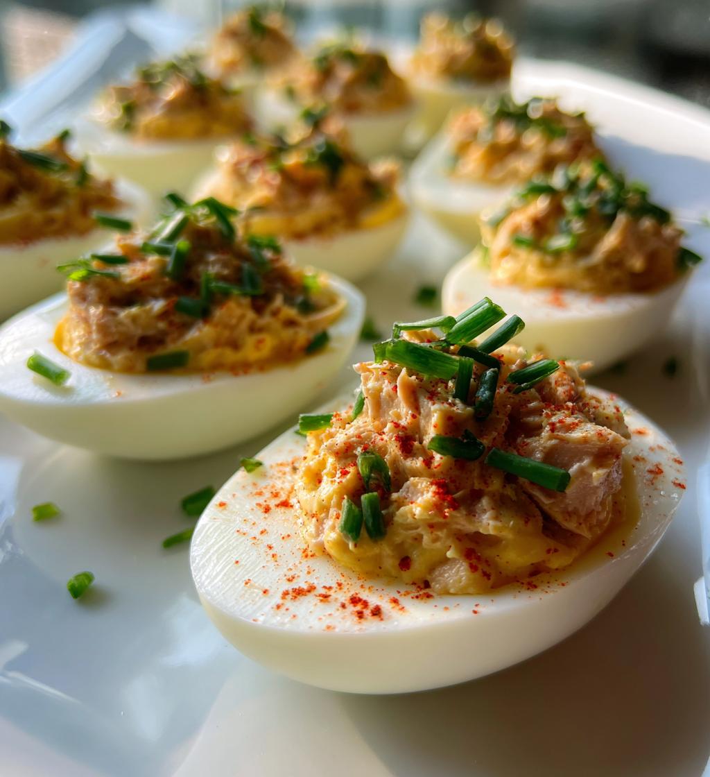 Tuna Deviled Eggs
