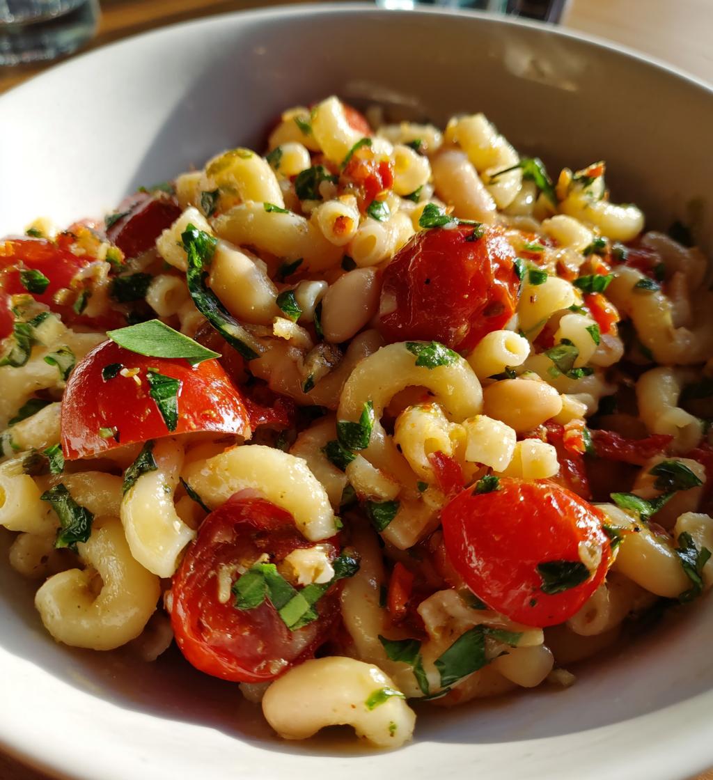 Tuscan Bean and Pasta Salad
