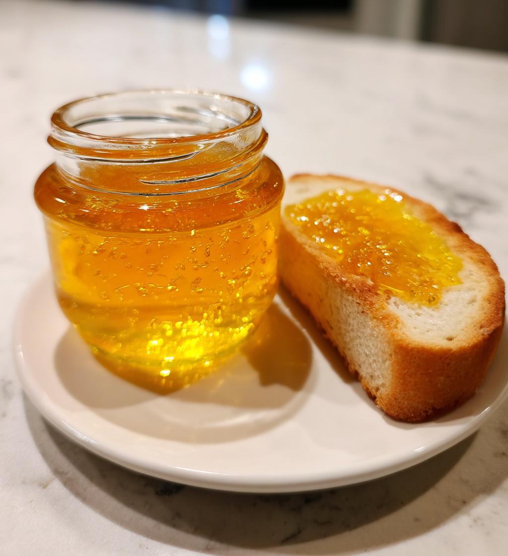 Vegan Dandelion Jelly - detail 1