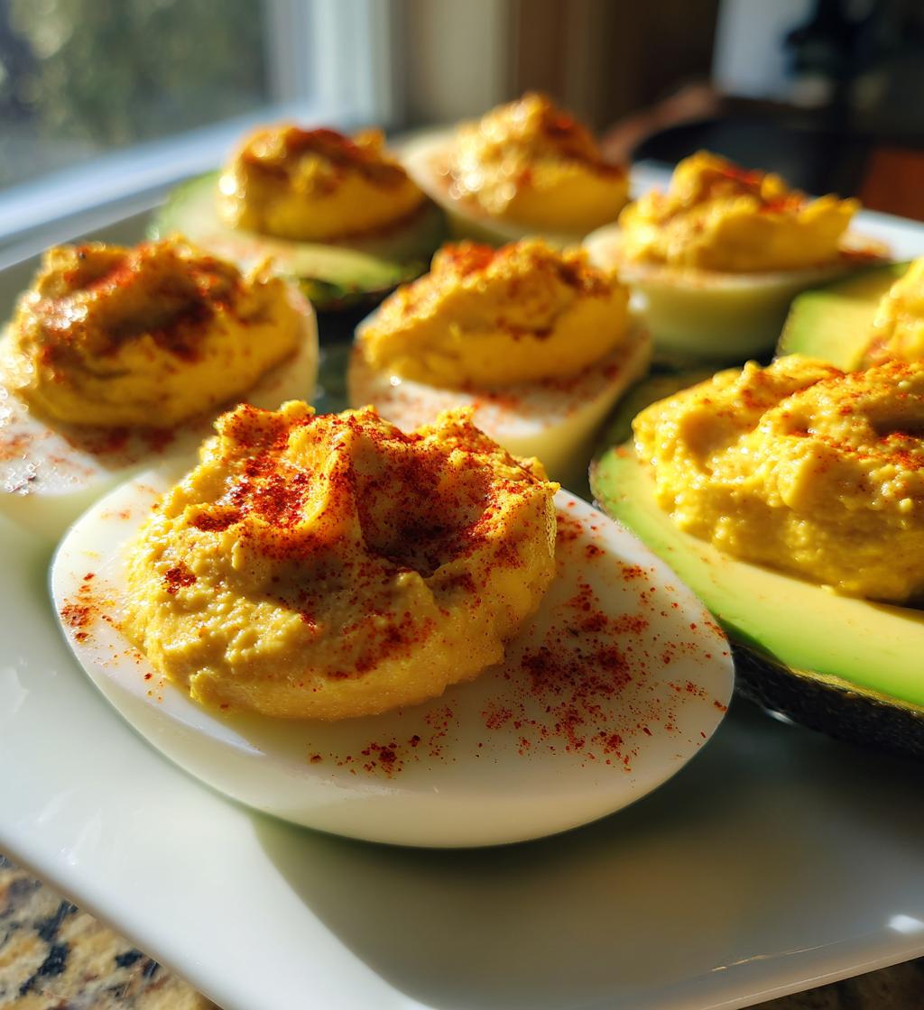 Vegan Deviled Eggs (Tofu-Based) - detail 1