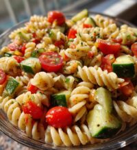 Vegan Pasta Salad with Lemon Vinaigrette
