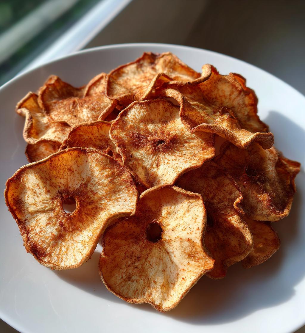 air fryer apple chips sweet crunchy bites