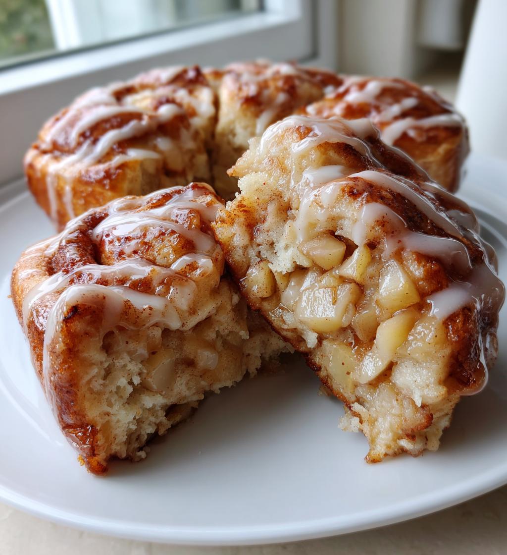 air fryer apple cinnamon rolls delightful bliss - detail 1