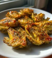 air fryer artichoke hearts crispy recipe