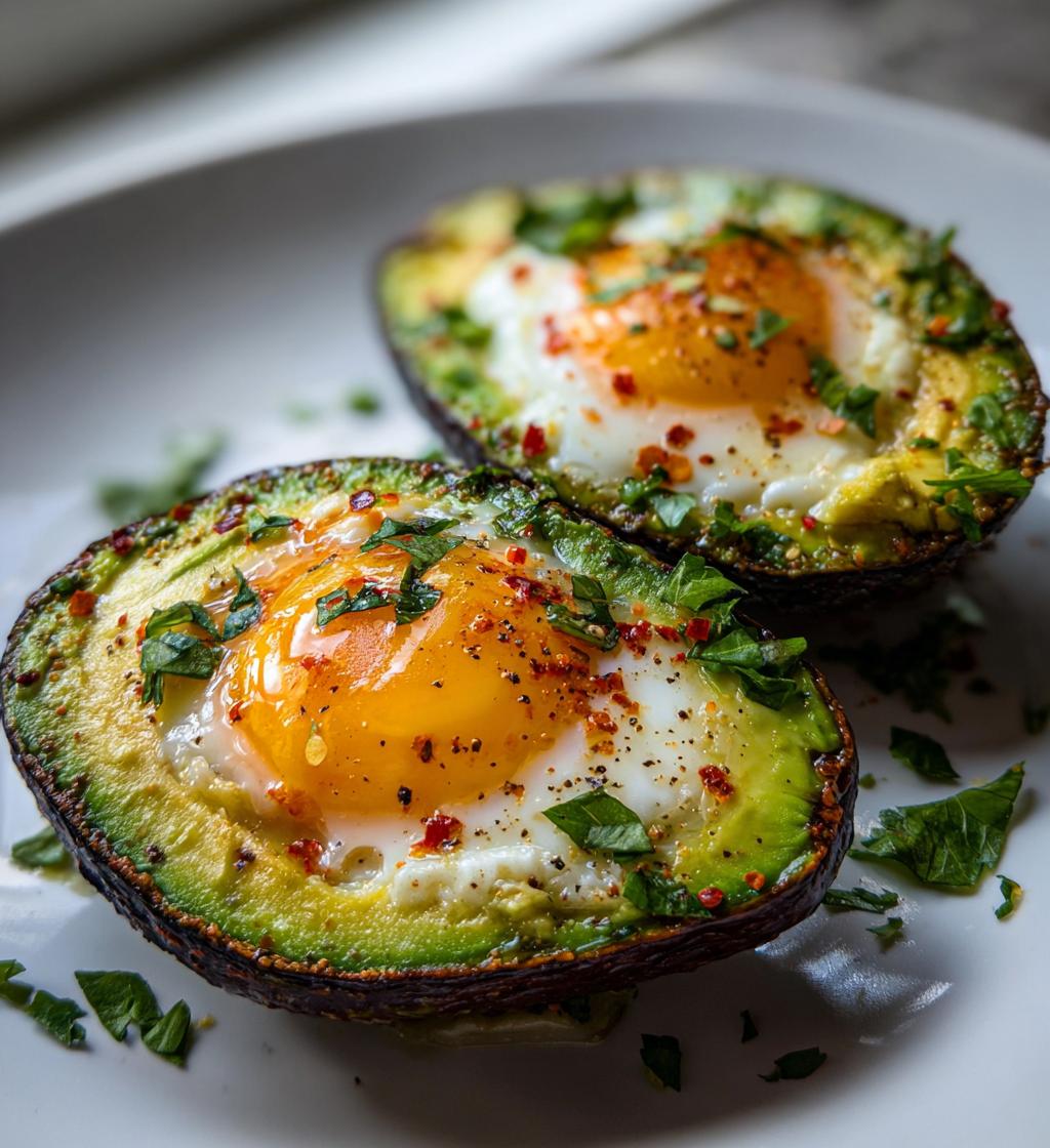 air fryer avocado egg boats breakfast delight - detail 1