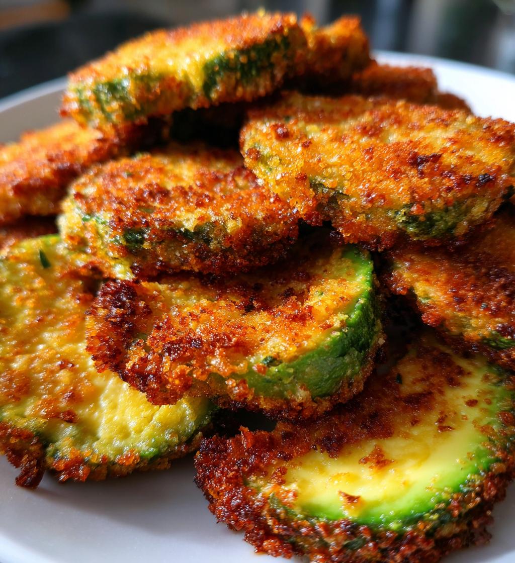 air fryer avocado slices crispy healthy snack
