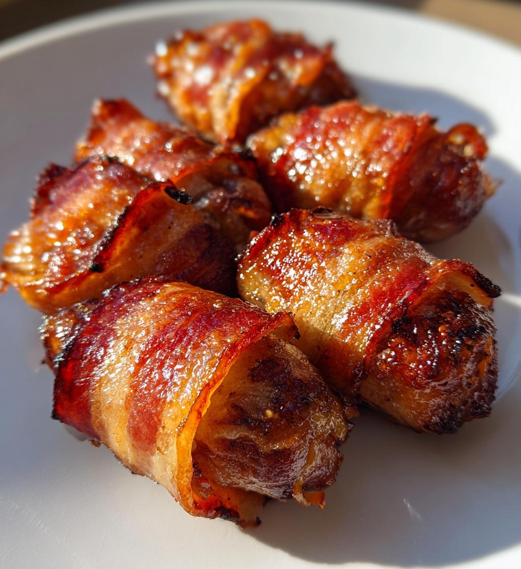 air fryer bacon wrapped dates recipe