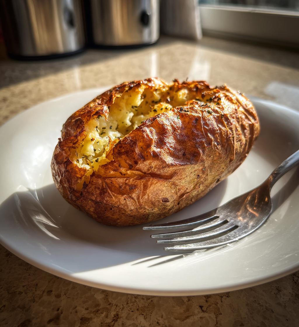 air fryer baked potato recipe - detail 1