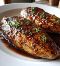 air fryer balsamic glazed chicken breast recipe