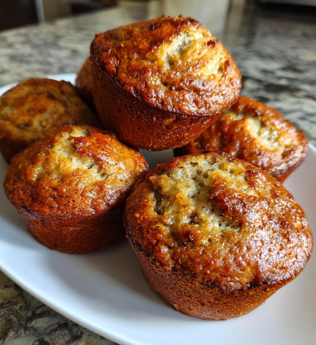 air fryer banana bread muffins - detail 1