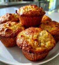 air fryer banana bread muffins