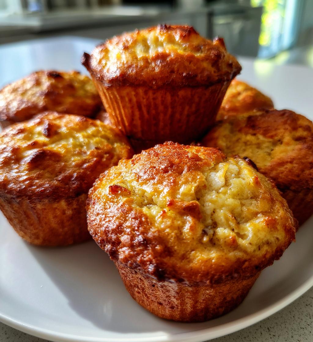air fryer banana bread muffins