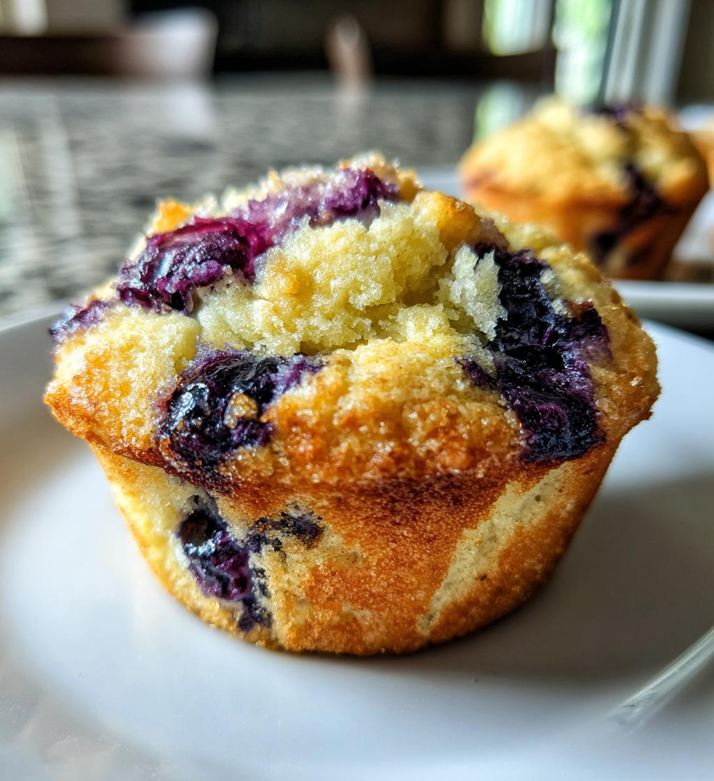 air fryer blueberry muffins recipe - detail 1